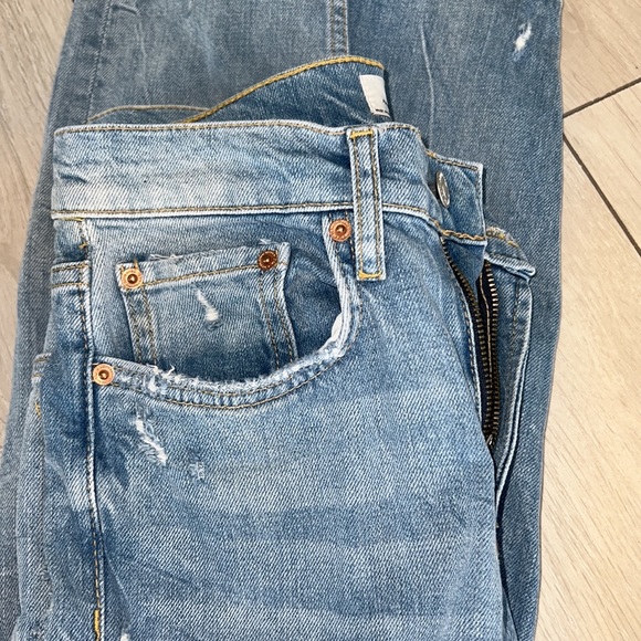 ZARA BLUE COMFY JEANS - Picture 6 of 8